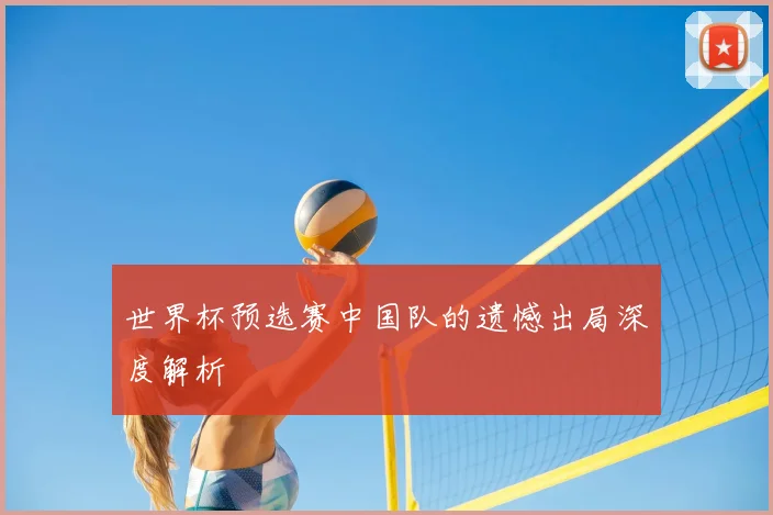 世界杯预选赛中国队的遗憾出局深度解析