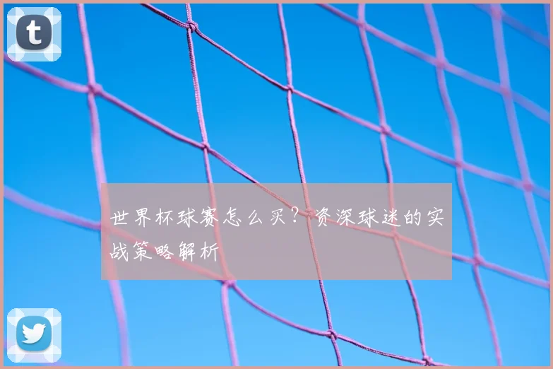 世界杯球赛怎么买？资深球迷的实战策略解析